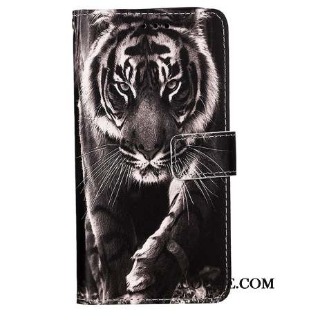 Housse Samsung Galaxy A15 Tigre à Lanière