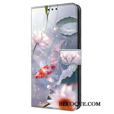 Housse Samsung Galaxy A16 4G / 5G Fleurs et Poisson