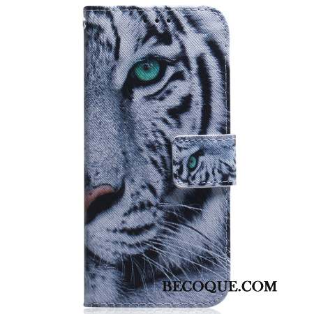 Housse Samsung Galaxy A16 4G / 5G Tigre Blanc