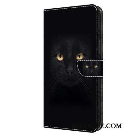 Housse Samsung Galaxy S24 5G Yeux de Chat noir