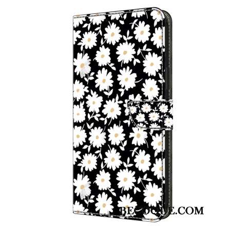 Housse Samsung Galaxy S24 Plus 5G Motif Floral à Lanière