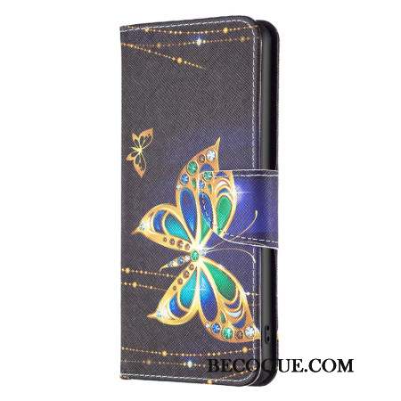 Housse Samsung Galaxy S24 Ultra 5G Papillon Bijoux