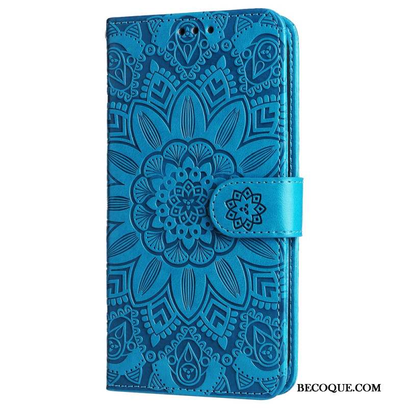 Housse Samsung Galaxy S245G Mandala Flamboyant à Lanière