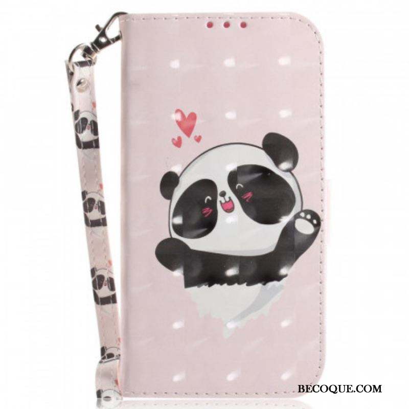 Housse Sony Xperia 1 IV Petit Panda à Lanière