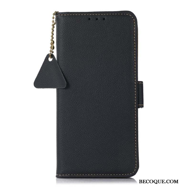 Housse Xiaomi 14T Blocage RFID Cuir Véritable