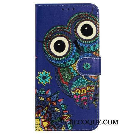 Housse Xiaomi 14T Hibou à Lanière