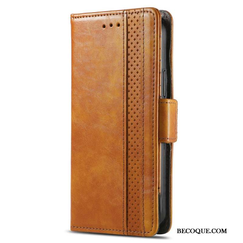 Housse Xiaomi Redmi Note 13 5G Vintage avec Blocage RFID CASENEO