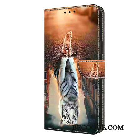 Housse Xiaomi Redmi Note 13 5G avec motif 3D Rêve de Chaton