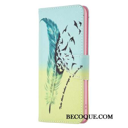 Housse iPhone 16 Plume et Oiseaux