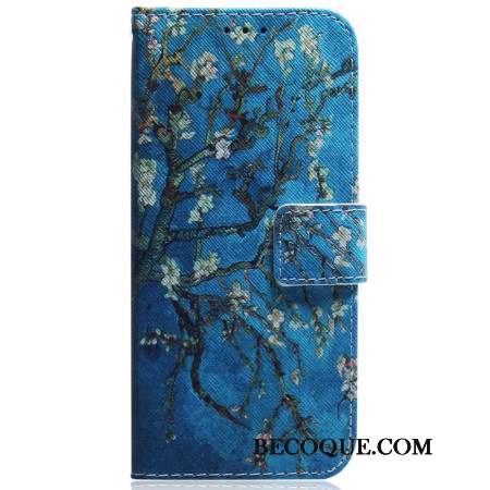 Housse iPhone 16 Plus Fleurs d'Abricot