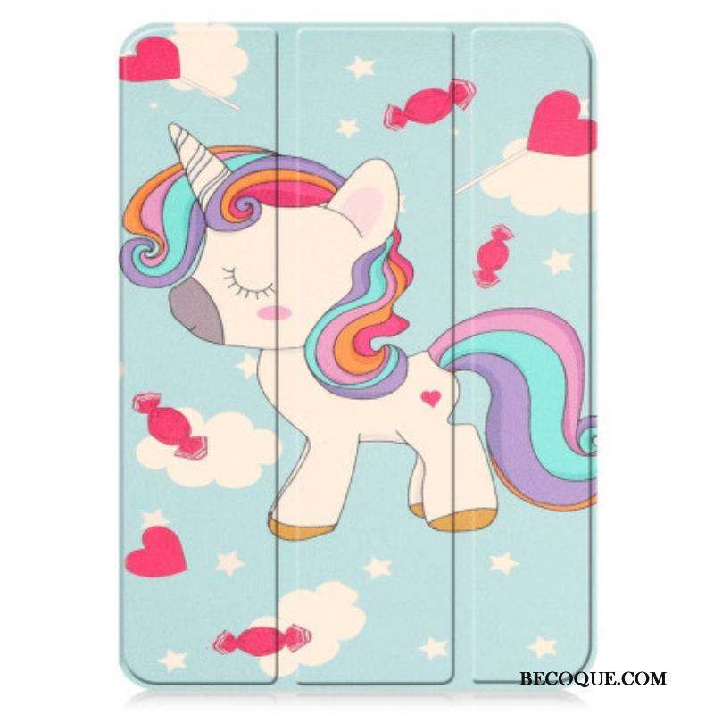 Smart Case iPad 10.9'' (2022) Renforcée Licorne